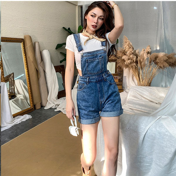 Super Cute Timeless Denim Shortalls