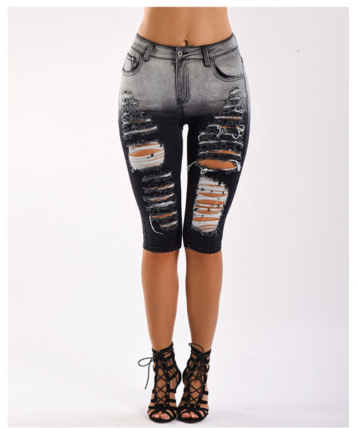 Break My Heart Bermuda Shorts - Black