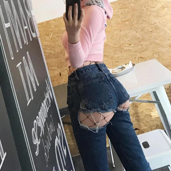 Butt Ripped Jeans