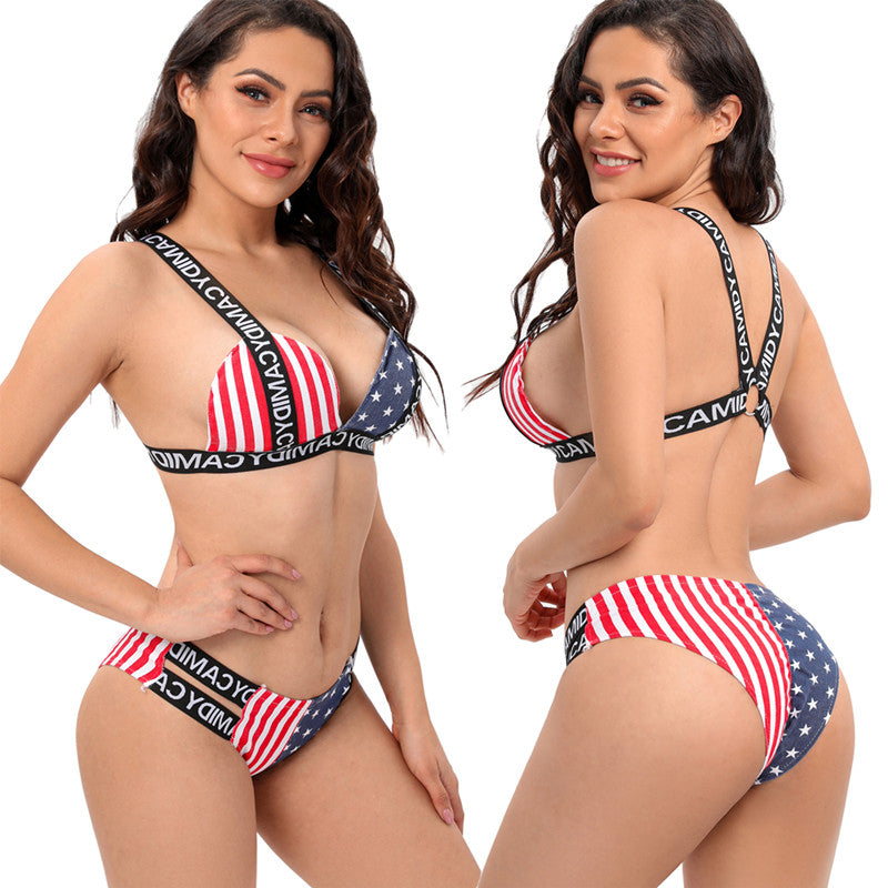 Flattering 4th of July Swimsuit