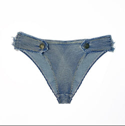 My Muse Style Denim Bikini Bottom