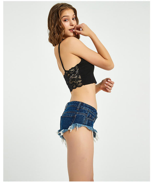 Lovely Low Rise Jean Shorts